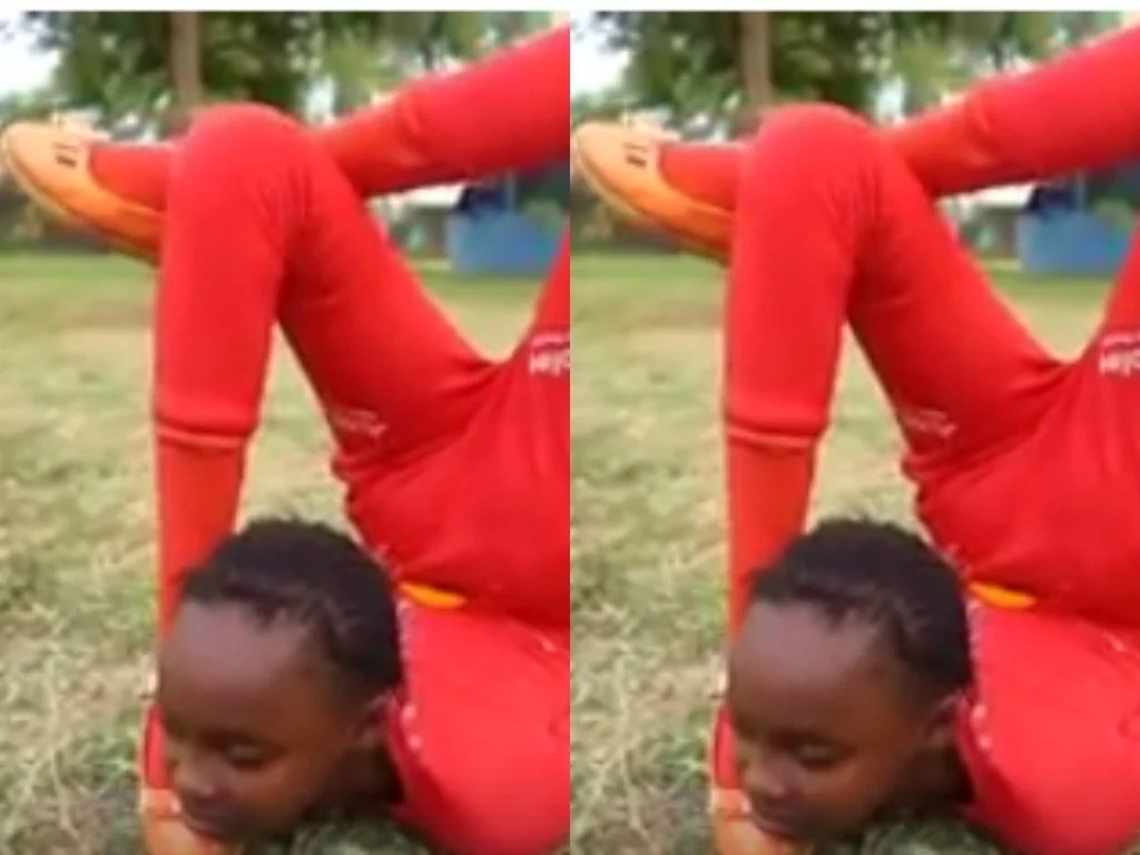 Jaw-dropping video of young girl doing the unimaginable Jaw-dropping video of young girl doing the unimaginable
