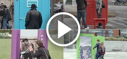 Amazing video shows Magic door to other cities