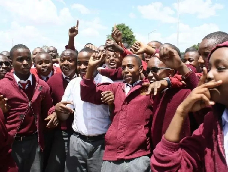 Moi High School Kabarak students Moi High School Kabarak students