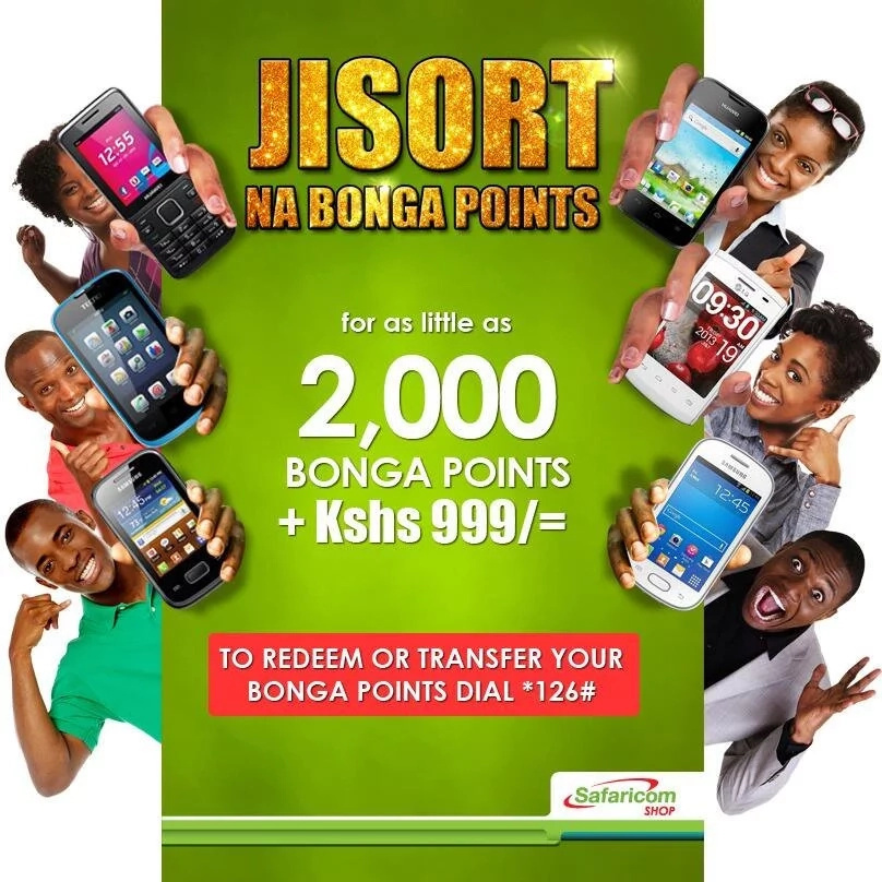 Image result for safaricom bonga points