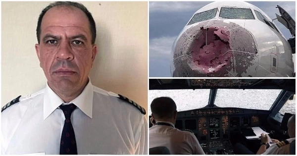 Image result for Turkish Pilot Lands Hail Damaged Plane Blindly