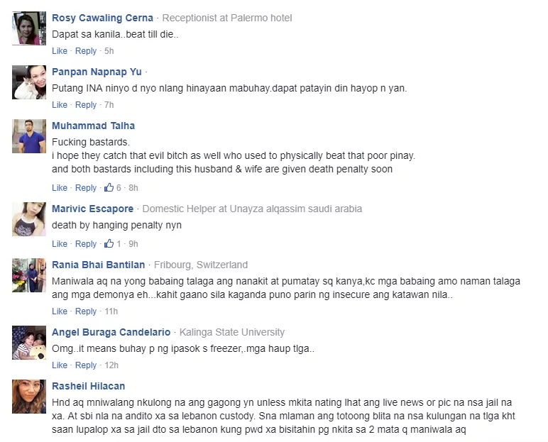 Dapat din daw iuntog sa pader! Filipinos expressed rage to arrested Mona Hassoun Dapat din daw iuntog sa pader! Filipinos expressed rage to arrested Mona Hassoun