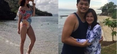 Camille Prats isn’t afraid to display her baby bump while at the beach and here are pictures to prove it!