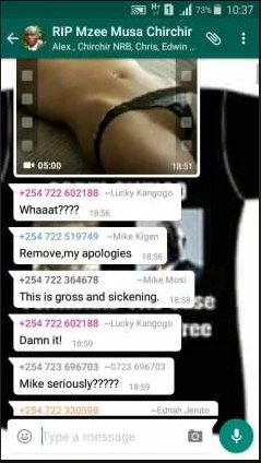 ODM politician sends porn video to funeral group