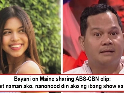 Wag na pong lagyan ng kulay! Bayani Agbayani comes to Maine Mendoza's defense after GMA actress was bashed for allegedly siding with ABS-CBN