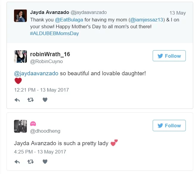 Look! Jessa Zaragosa's Daughter Jayda Avanzado Performs in Eat Bulaga! This Gorgeous Young Lady's Captured the Hearts of Netizens! Look! Jessa Zaragosa's Daughter Jayda Avanzado Performs in Eat Bulaga! This Gorgeous Young Lady's Captured the Hearts of Netizens!