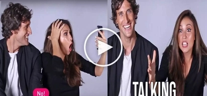 Solenn Heusaff and husband try to embarrass each other by copying each other's hilarious mannerisms and behavior
