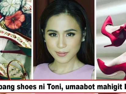 Konti lang nakaka-afford ng mga yan! Price tags of Toni Gonzaga's luxurious shoes are not for the fainthearted