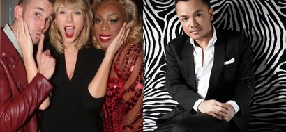 Pak na pak ang gawang Pinoy! Taylor Swift sizzles in sexy black dress by Filipino designer