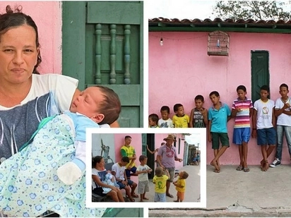 This couple have thirteen sons! They vow to never stop until they have a daughter!