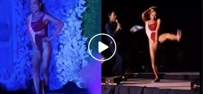 This gay beauty queen got netizens laughing with her epic entrance and Q & A