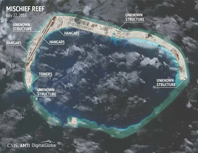 Photos show China is constructing hangars in West PH Sea Photos show China is constructing hangars in West PH Sea