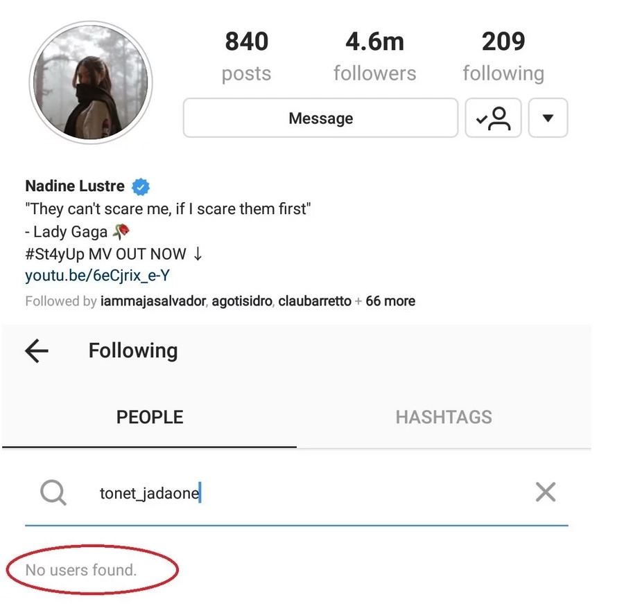 Nadine Lustre allegedly unfollows Direk Tonet Jadaone on Instagram; Netizens give mixed reactions Nadine Lustre allegedly unfollows Direk Tonet Jadaone on Instagram; Netizens give mixed reactions