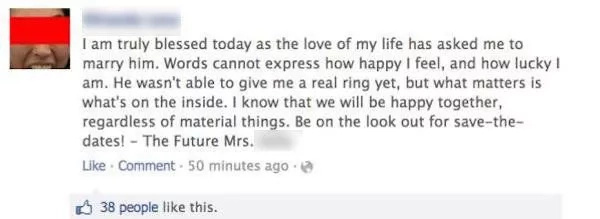 Couples Engagement Announcement Accidentally Reveals a Little TOO MUCH (6 Photos) Couples Engagement Announcement Accidentally Reveals a Little TOO MUCH (6 Photos)