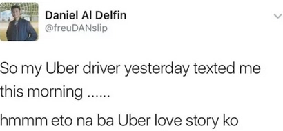 His Uber driver tried to play Cupid, but his reply is priceless!