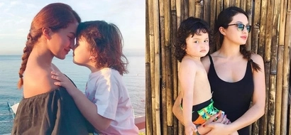 Nose to nose pa ang mag-ina! Sarah Lahbati shares beautiful moment with Zion
