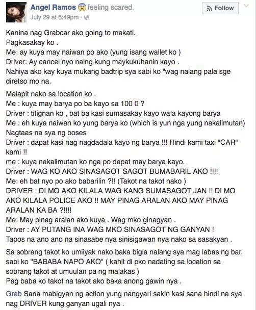 Scary GrabCar experience, passenger's life threatened Scary GrabCar experience, passenger's life threatened