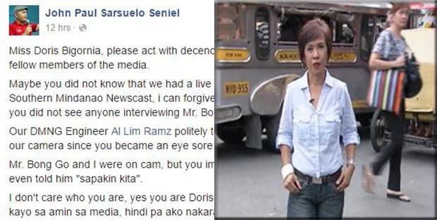 An open letter to Doris Bigornia An open letter to Doris Bigornia