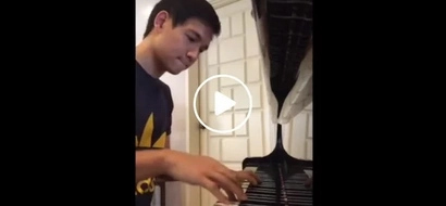 Who knew this professional basketball player has an incredible talent at playing the piano?