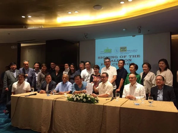 NUP inks formal alliance with Duterte’s PDP-Laban NUP inks formal alliance with Duterte’s PDP-Laban
