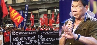 Change scamming! Feisty labor groups protest 100Daysof Duterte