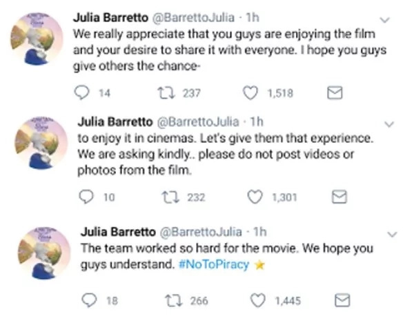 Julia Barretto and Joshua Garcia ask fans to watch movie in cinemas Julia Barretto and Joshua Garcia ask fans to watch movie in cinemas