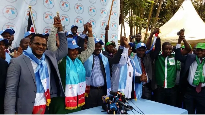 Wiper party issues a surprise statement after Wiper named Raila as flag-bearer