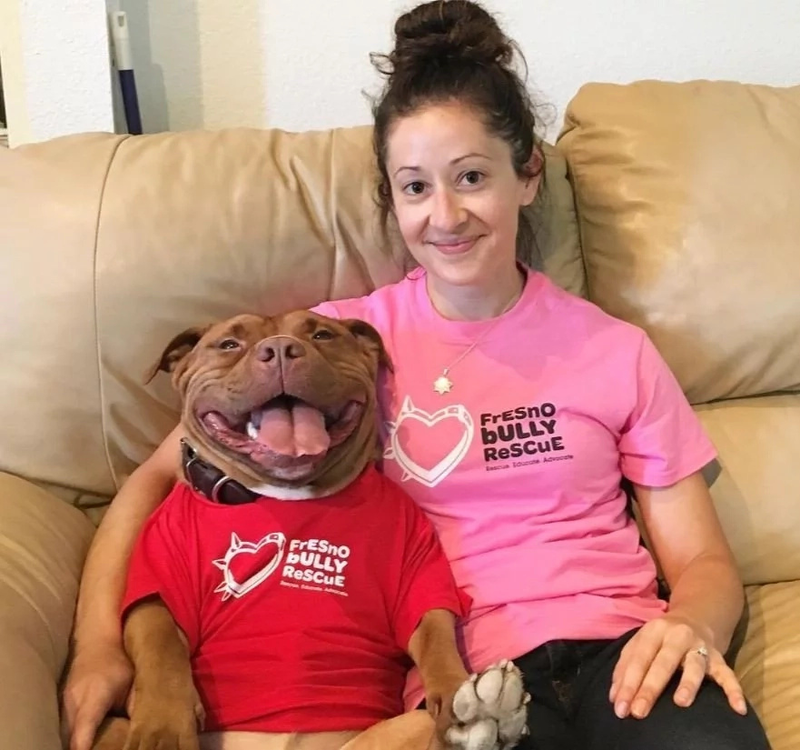 Meaty McMeatster won't stop smiling since the day he was taken from shelter Meaty McMeatster won't stop smiling since the day he was taken from shelter