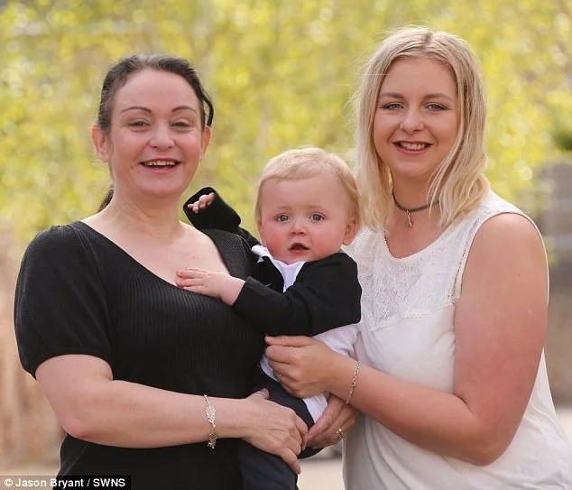 Jacky (left), her son Caspian and daughter Katherine Jacky (left), her son Caspian and daughter Katherine