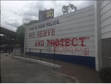 Camp Crame's Walls Vandalized Camp Crame's Walls Vandalized
