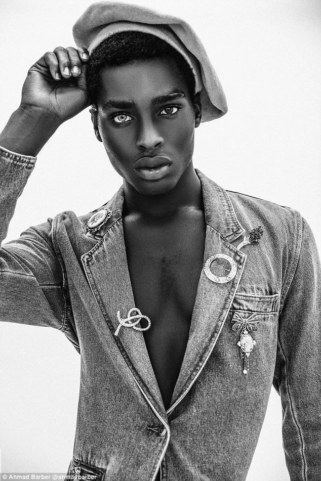 He is the second felon to land a modeling contract based on a police photo. Photo: Instagram/ahmadbarber He is the second felon to land a modeling contract based on a police photo. Photo: Instagram/ahmadbarber