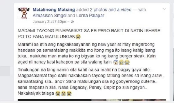 Pinoy begs netizens to help poor lola in viral social media post Pinoy begs netizens to help poor lola in viral social media post
