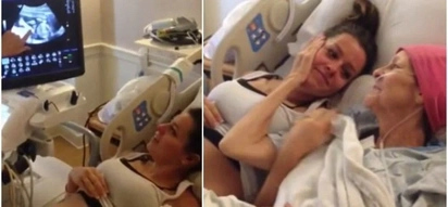Touching video of pregnant woman with terminally ill mom, see the shock revelation