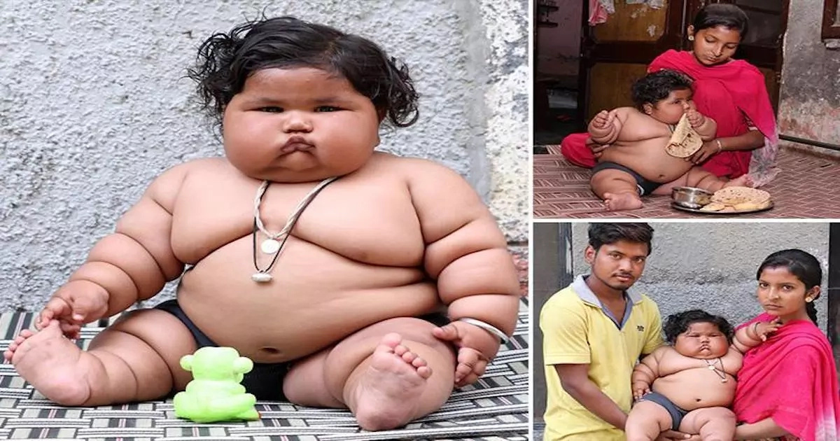 Insatiable appetite! Doctors baffled by 8-month-old obese baby who weighs 17kg (photos, video)