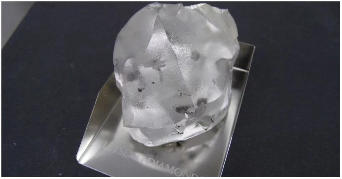 Massive 910 carat diamond, one of the biggest in history, has been found in Lesotho