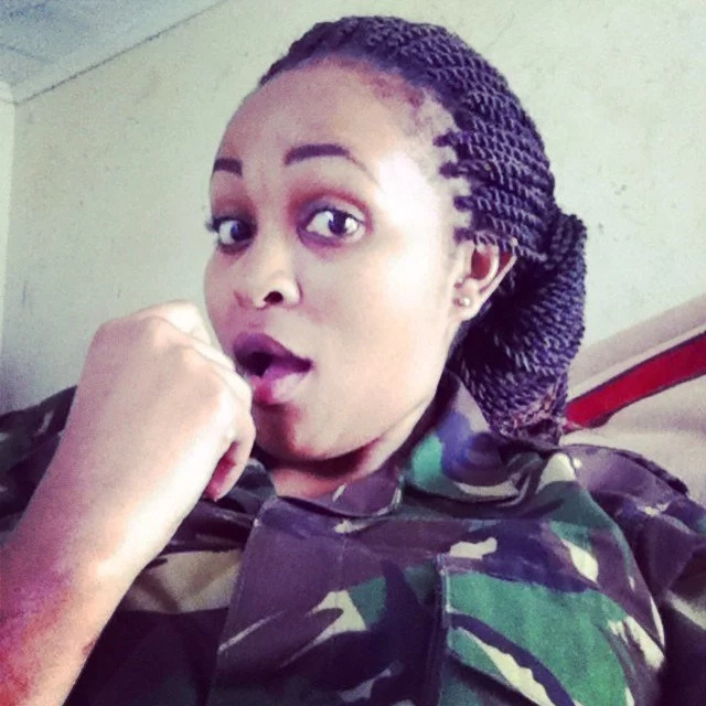 This is the most beautiful KDF soldier alive