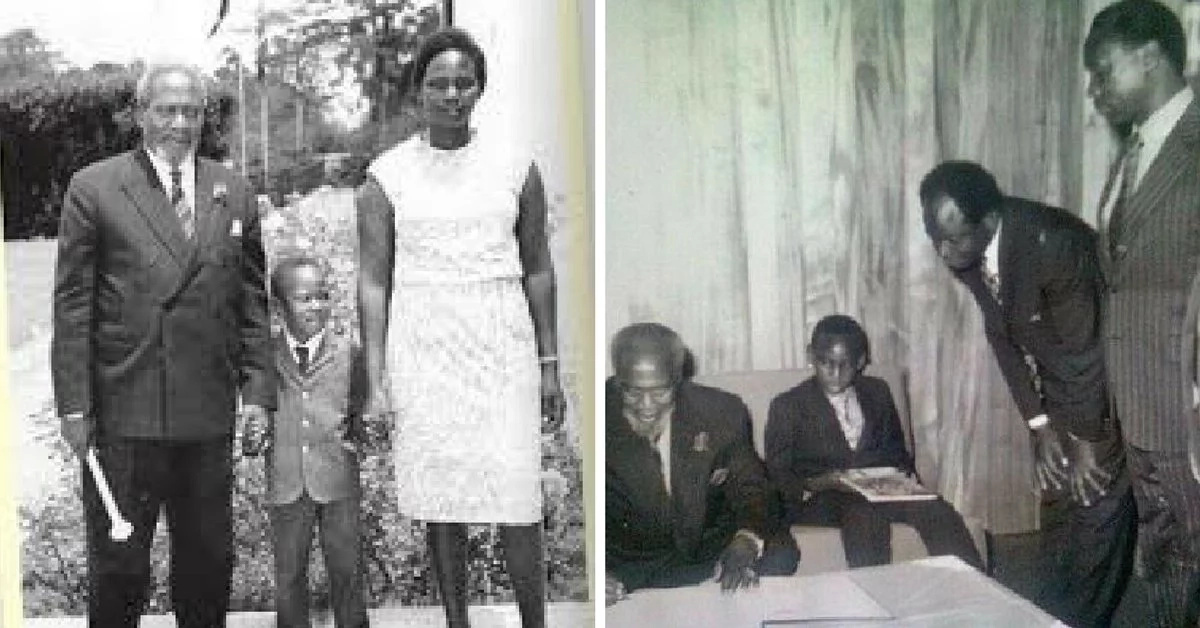 Cute photos of Uhuru Kenyatta as a baby