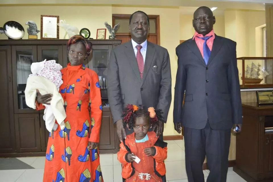 Raila Odinga attacked after hosting a Lodwar Family in his office