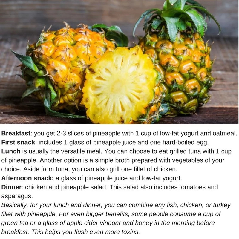 Pineapple Diet: How To Lose Weight In Just 5 Days. It Really Works!