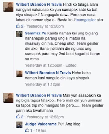 Baron Geisler gets punched, screams: "Bakla ka!" Baron Geisler gets punched, screams: "Bakla ka!"