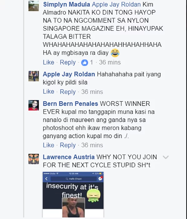 Huwag Ganun! Maureen Wroblewitz won because Pia Wurtzbach is one of the judges according to some netizens Huwag Ganun! Maureen Wroblewitz won because Pia Wurtzbach is one of the judges according to some netizens
