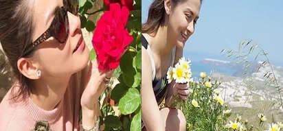 Even while on vacation, Marian Rivera gets inspiration from blooms in Europe for her flower shop