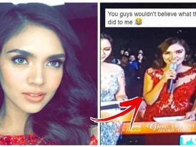 Sinong diva 'to? Beauty queen and reporter Ganiel Krishnan got mistreated by this actress during Miss Manila 2017