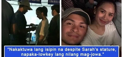 Matteo Guidicelli and Sarah Geronimo spotted enjoying Ed Sheeran's concert in Manila