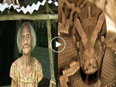 Ayos sa kapatid! Old woman from Quezon has twin sibling which is a SNAKE