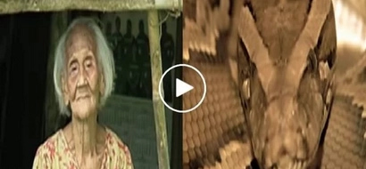 Ayos sa kapatid! Old woman from Quezon has twin sibling which is a SNAKE