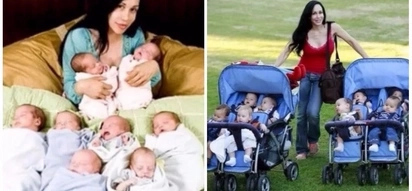 Woman gave birth to octuplets and she's hacking motherhood like a pro!