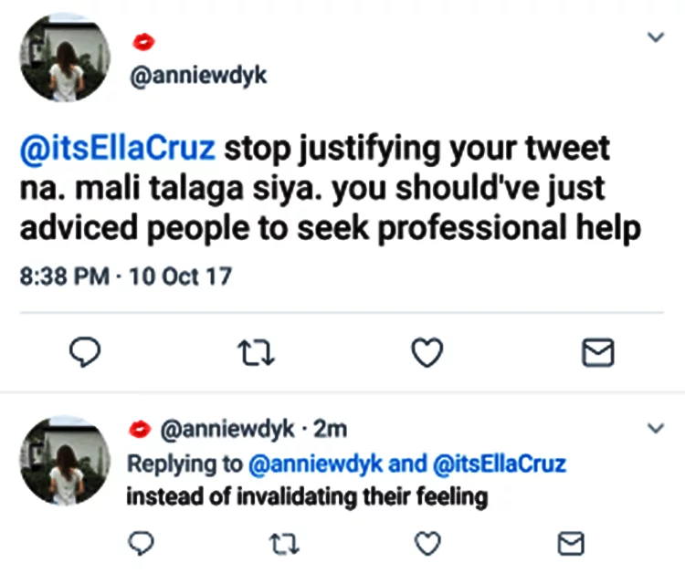 Ella Cruz gets bashed for tweeting about depression
