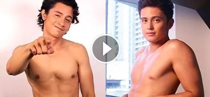 #Nakakaloka: James Reid and JC Santos take their shirts off!