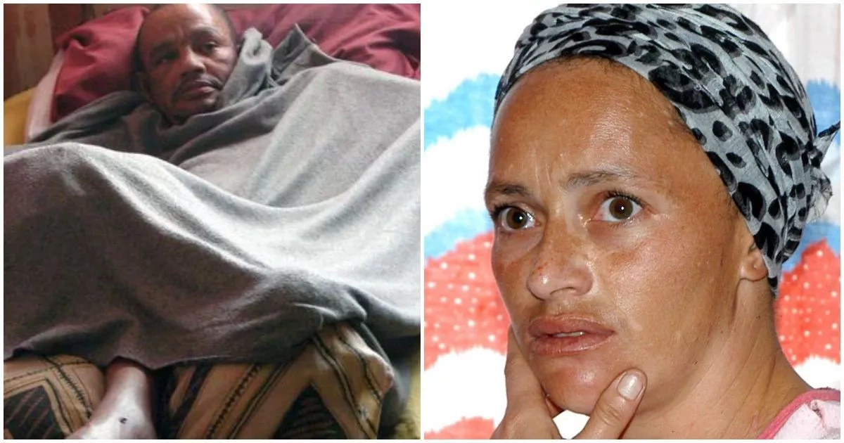 Sad! Man, 39, is paralysed from neck down, wife leaves him and 6 children (photos, video)
